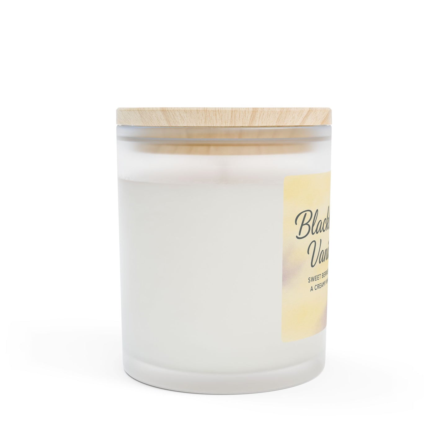 Colección Soulful - 9 maravillosas velas aromáticas — Frasco de vidrio esmerilado de 11 oz con tapa de madera