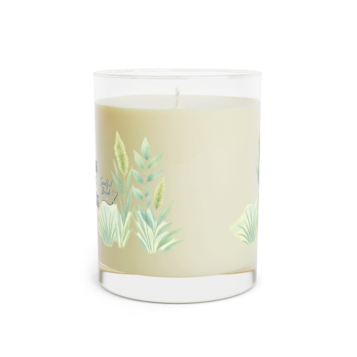 Colección de Velas Aromáticas - Vaso Completo de 11oz - Higo de Té Blanco, Musgo Rocío Marino, Menta Lavanda y Salvia