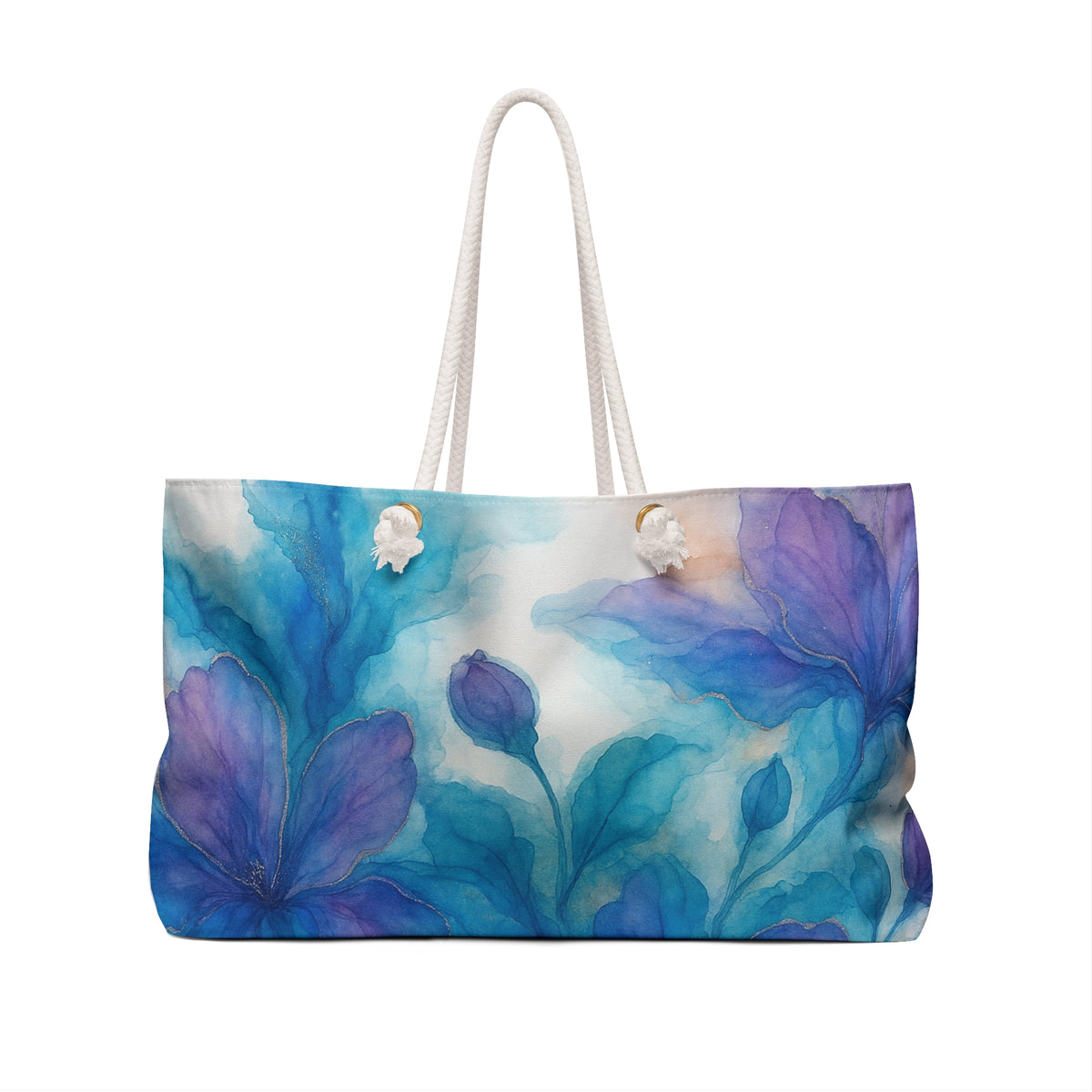 Blooms of the Day-Floral Art Weekender Bag - Stylish Beach Tote for Travel & Daily Use