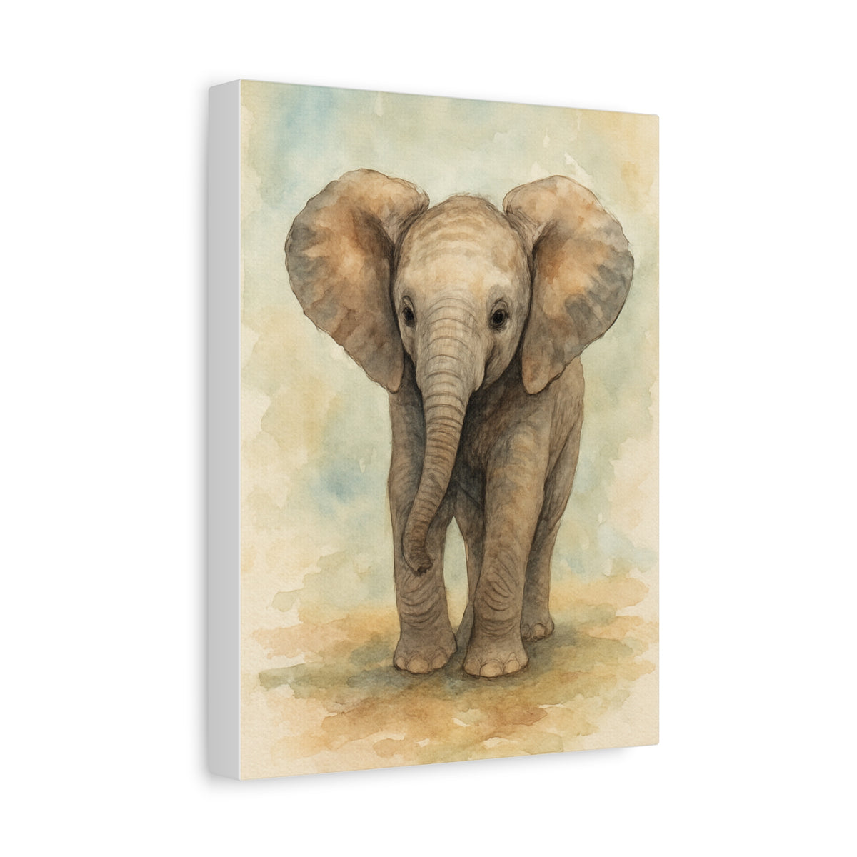 Canvas Fine Art Print Elephant Design by Katherine Bobeck