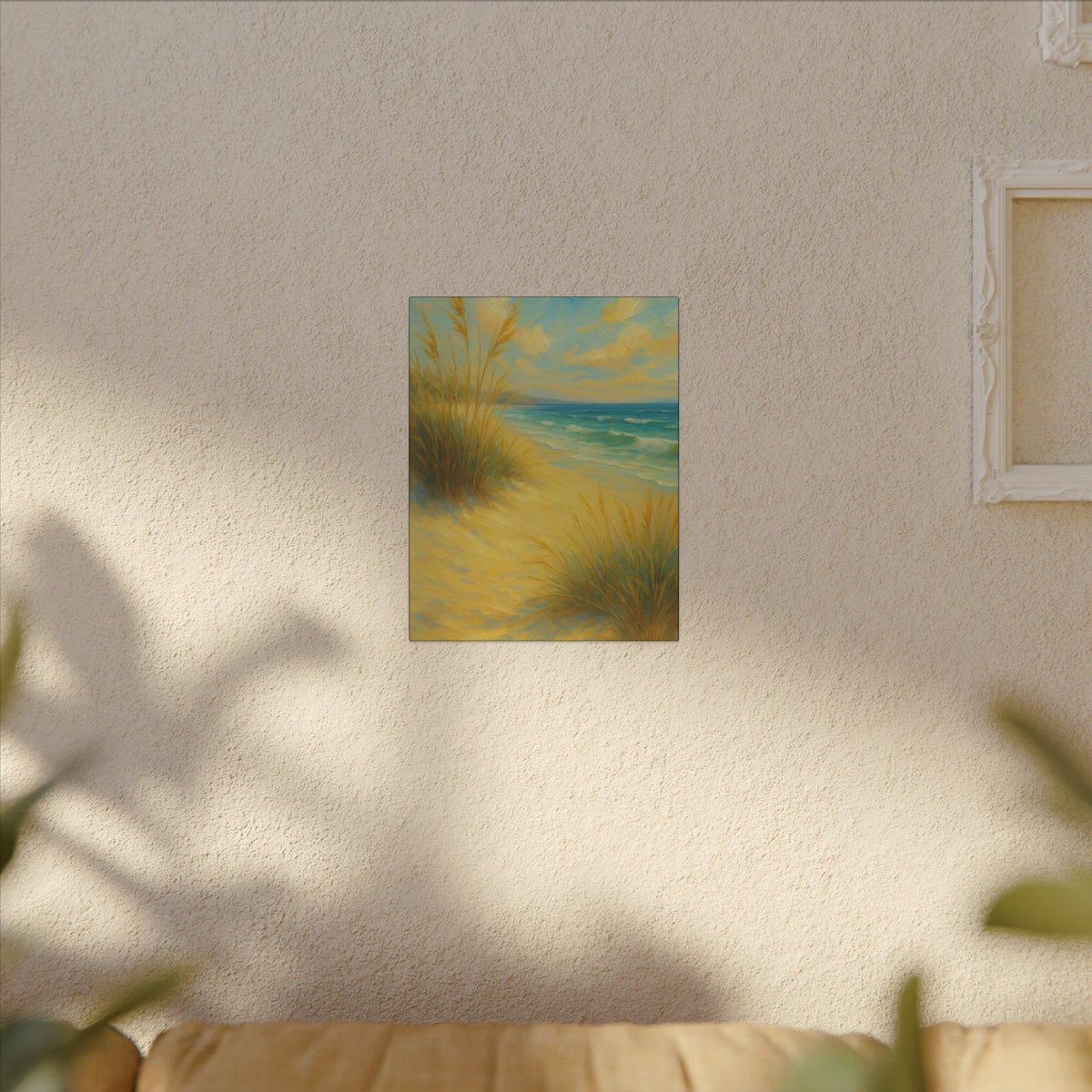 Lienzo de pared Dunas Costeras — Cuadro de paisaje de playa tranquila