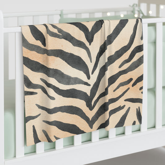 Safari Nursery Tiger Baby Swaddle Blanket