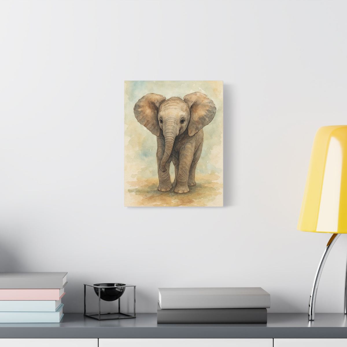 Canvas Fine Art Print Elephant Design by Katherine Bobeck