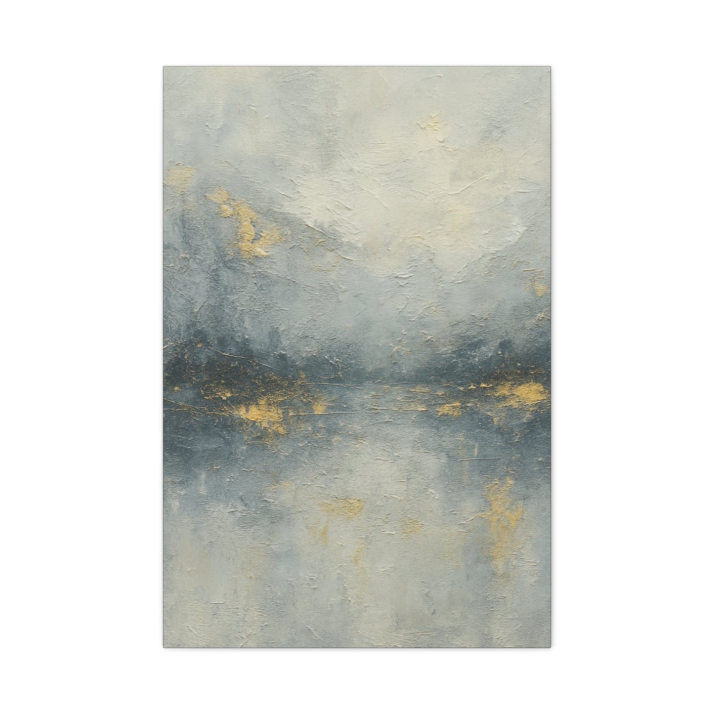 Misty Mountian Winter Fog-   Abstract landscape Collection -Fine Art Canvas Print
