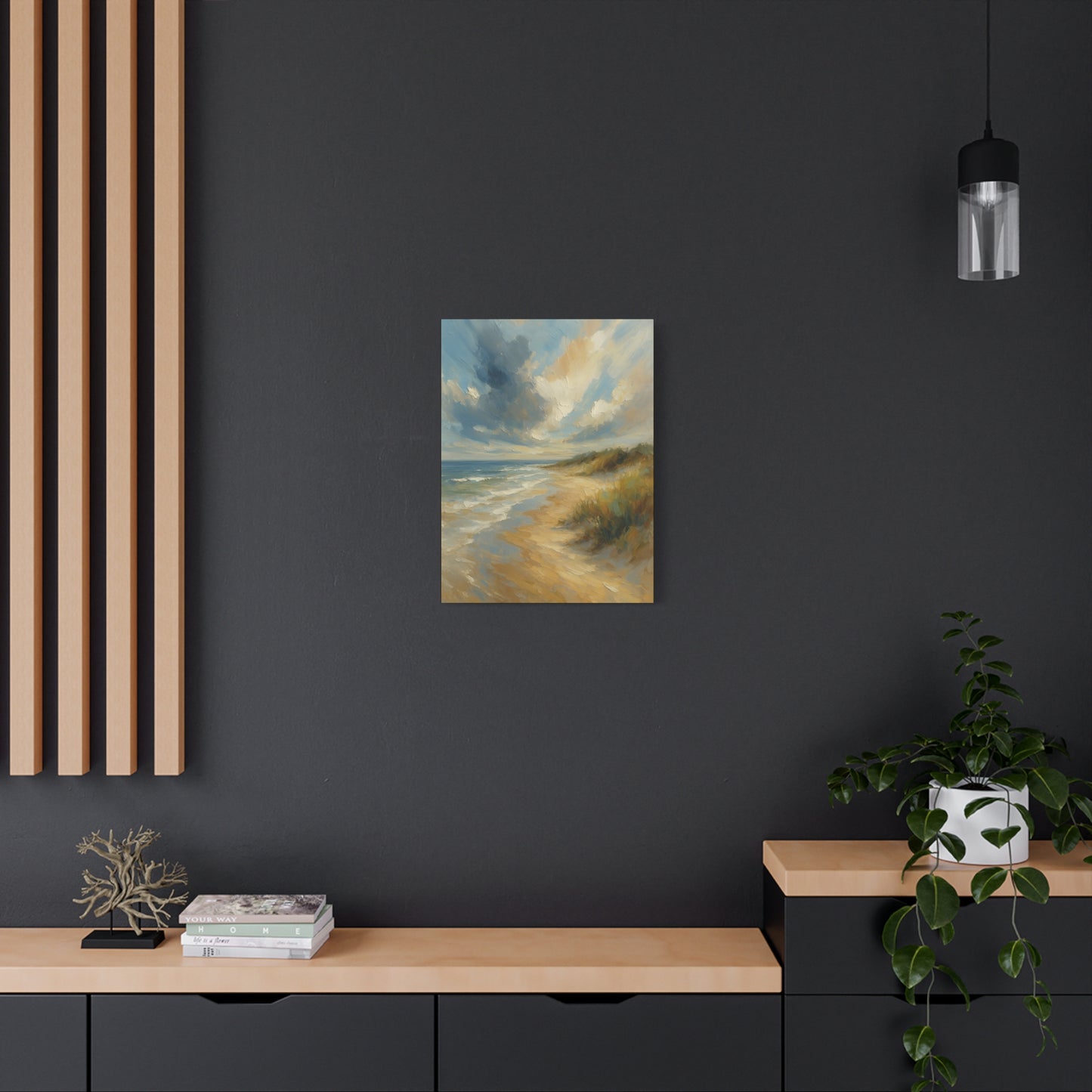 Lienzo de pared mate Dunas Costeras — Cuadro de paisaje de playa