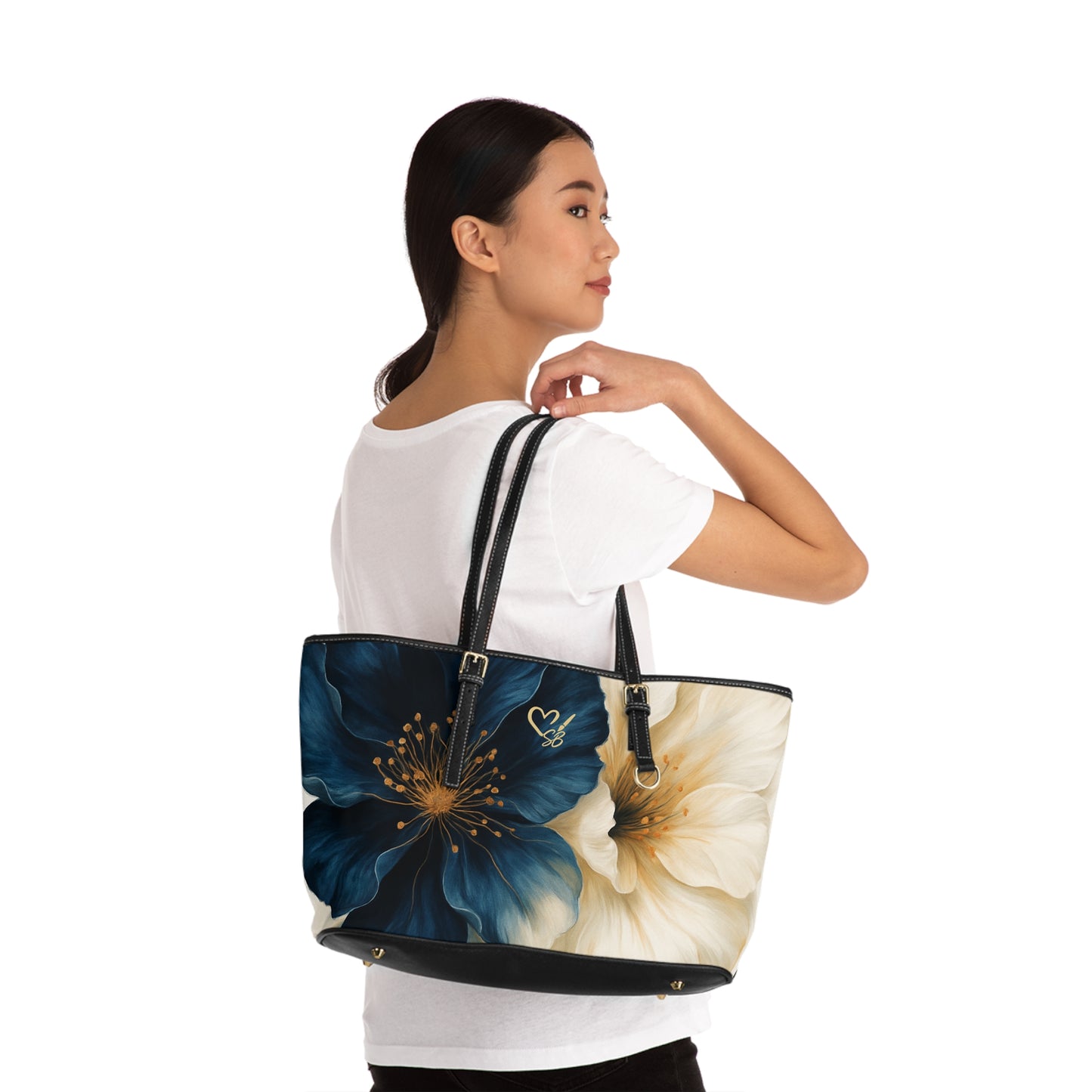 Stella-2025 Colección Artisan Luxe-Bolso de Hombro Floral de Piel Sintética