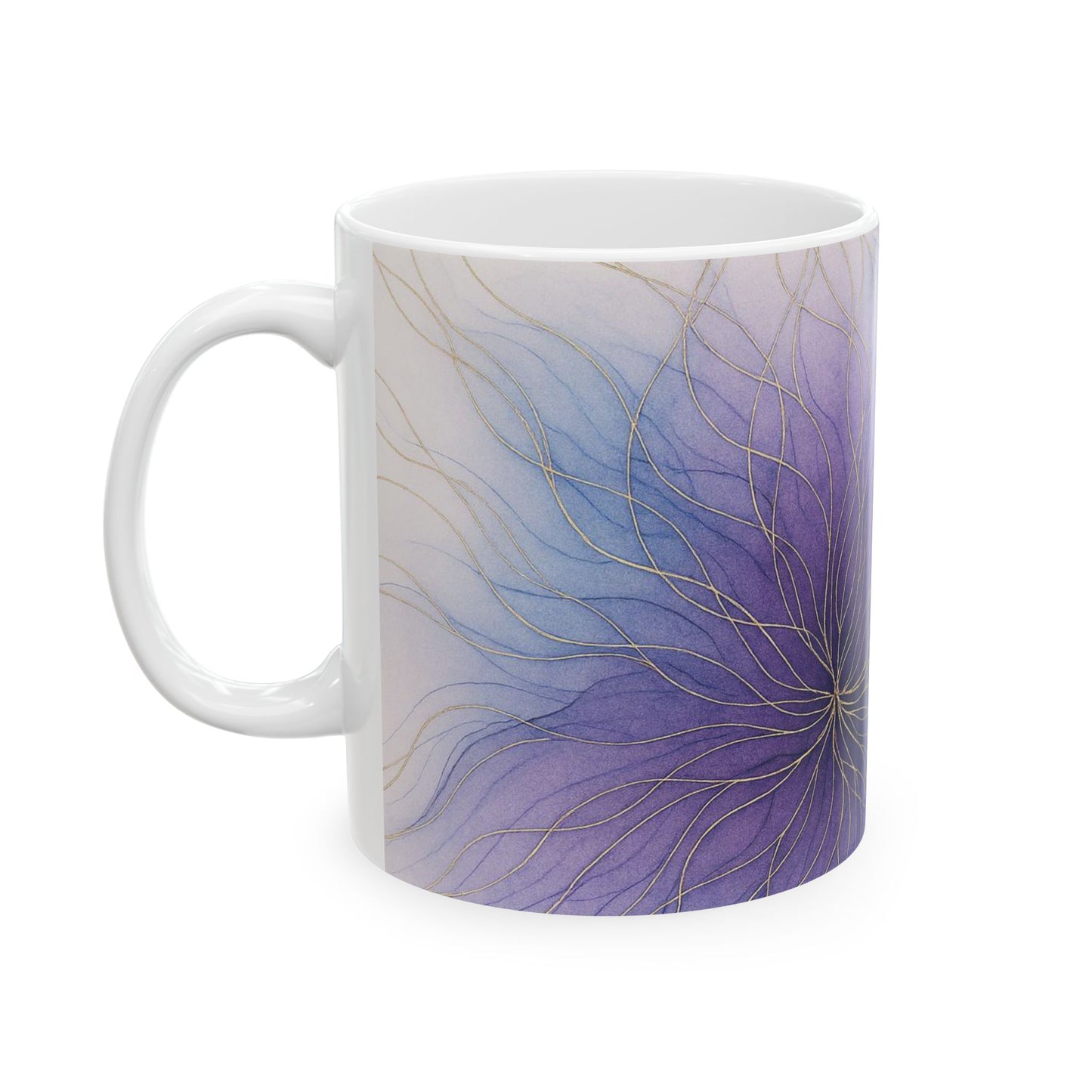 Artistic Collection Acrylic Ink Abstract Mug, Coffee Cup, Tea Mug, Gift for Her, Home Decor, Office Mug, Minimalist Design, Unique Artwork