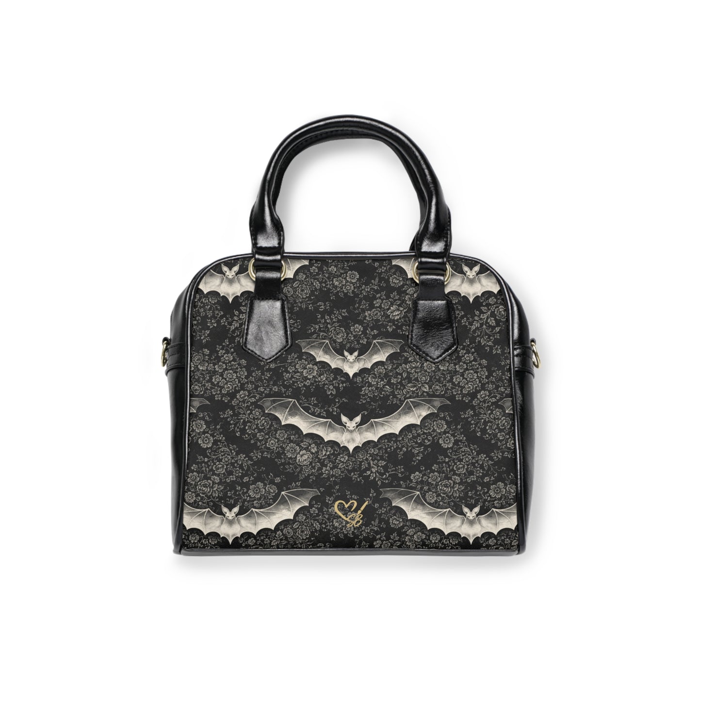 Bolso de hombro Eclipse Noir — Bolso de noche vintage inspirado en vampiros