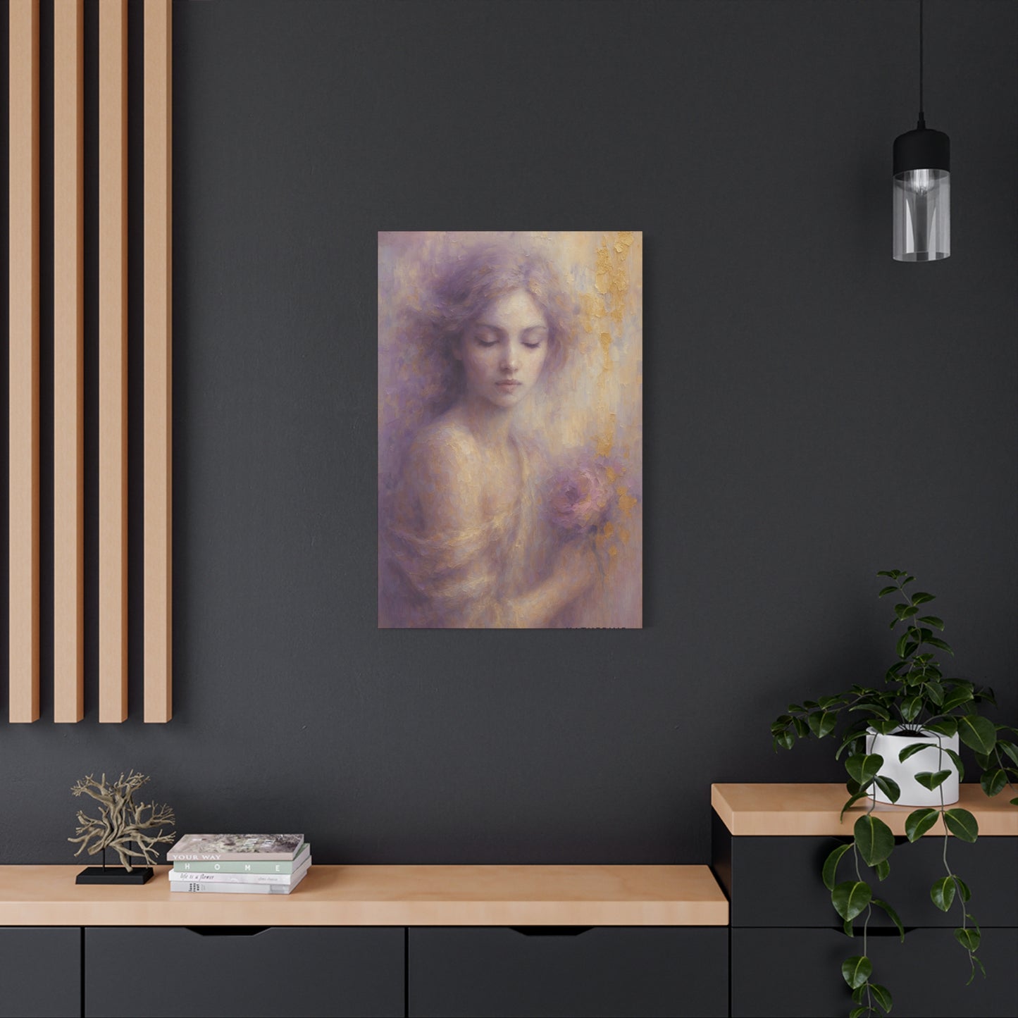 Grace-Muse Collection-Fine Art Canvas Print - Female Abstract Print - Calming and Modern Artwork