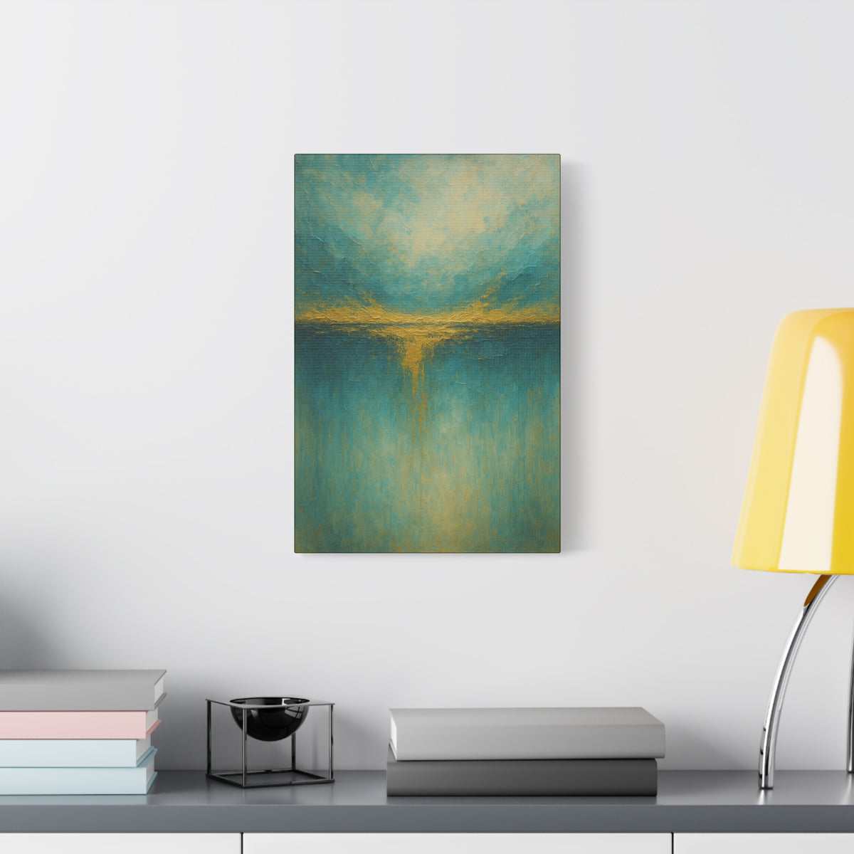 Tranquil Waters- Coastal Abstract Collection-Fine Art Canvas Print