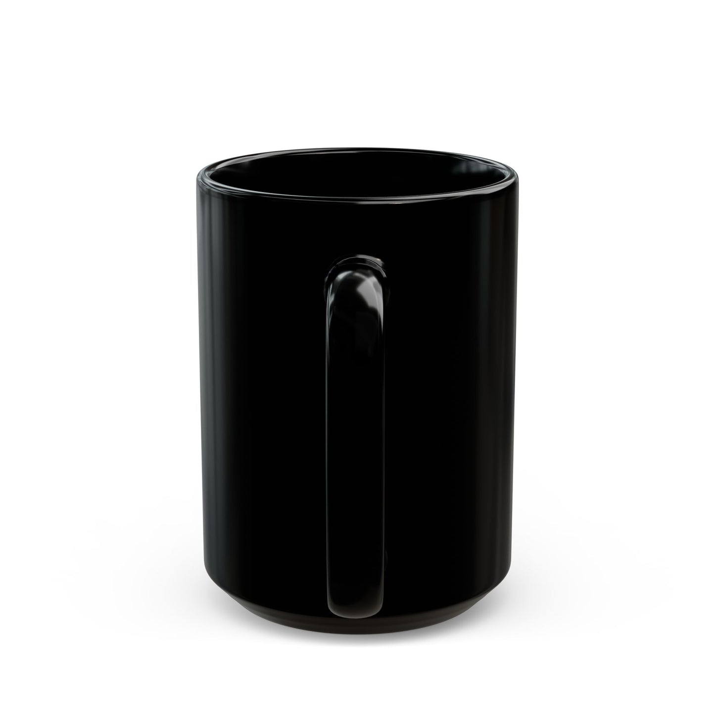 Taza Solar Disk-Black — Taza de café con símbolos astrológicos dorados (325 ml/444 ml)