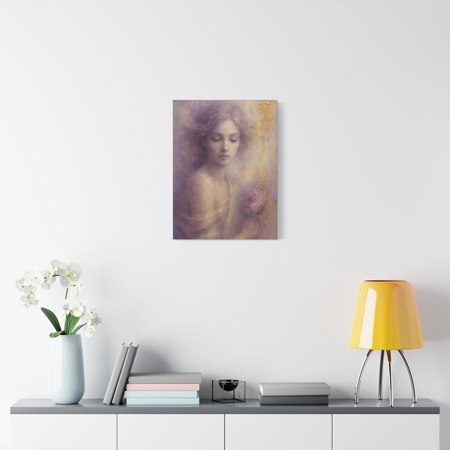 Grace-Muse Collection-Fine Art Canvas Print - Female Abstract Print - Calming and Modern Artwork