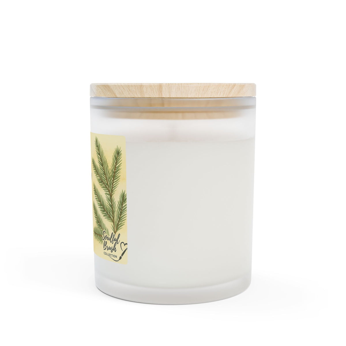 Colección Soulful - 9 maravillosas velas aromáticas — Frasco de vidrio esmerilado de 11 oz con tapa de madera