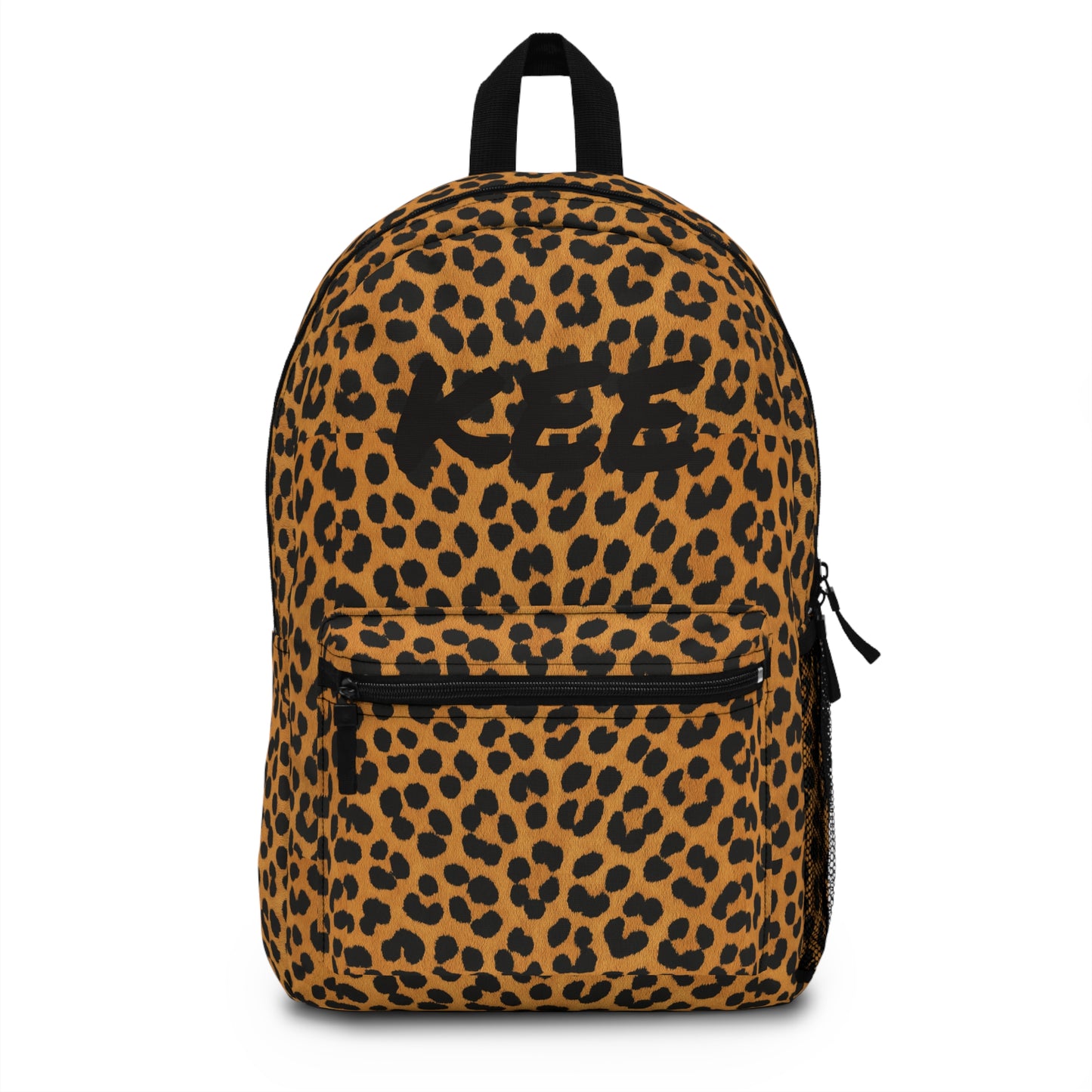 Leopard Print Backpack — Vintage Safari Chic School & Travel Bag