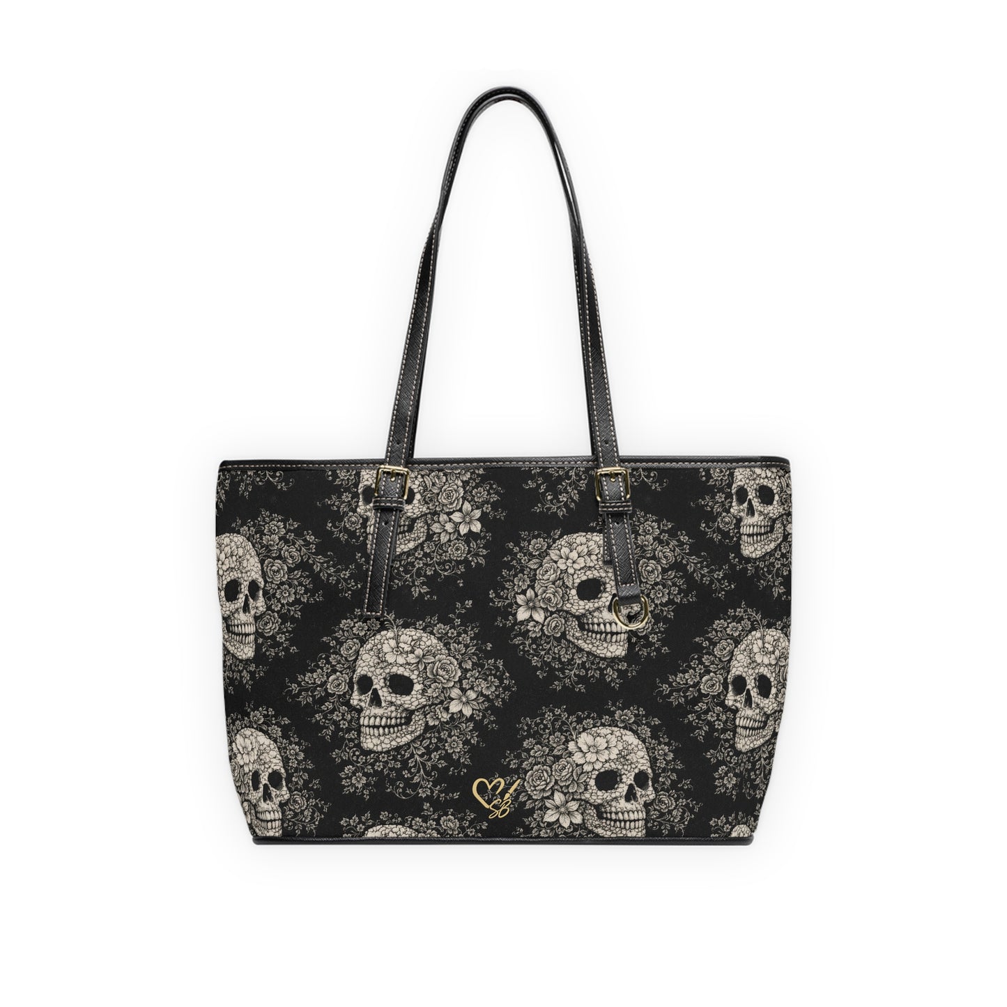 Bolso tote de cuero PU Requiem Bloom - Bolso de hombro gótico