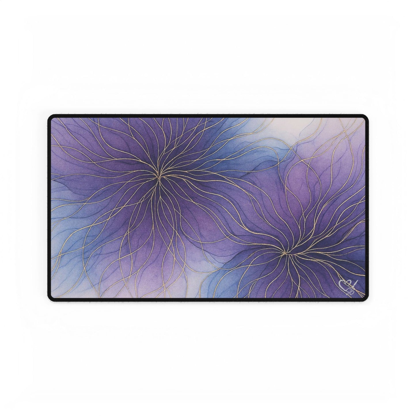 Lilac Dreams — Artistic Collection Acrylic Ink Desk Mat for Home Office