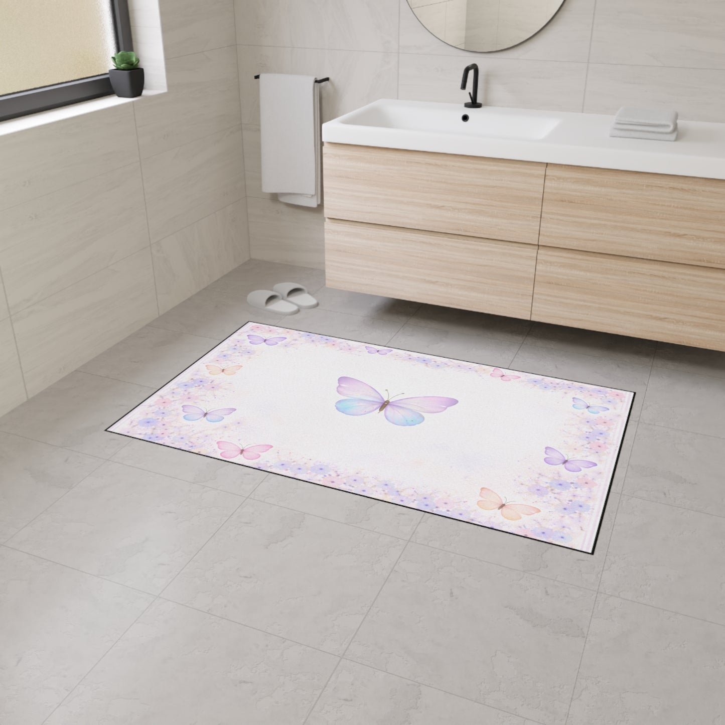 Butterfly Meadow Floor Mat