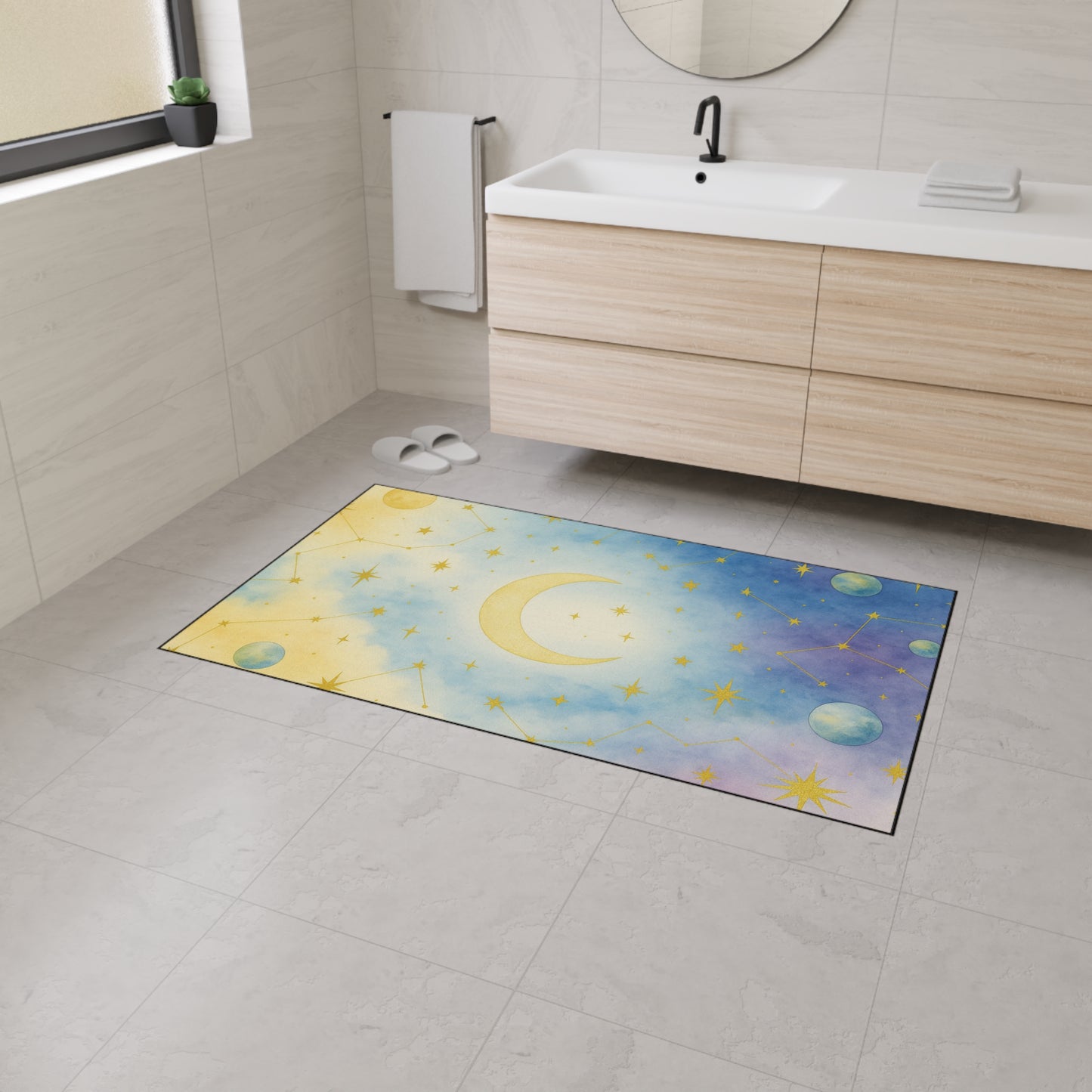 Celestial Dreams-Nursery Floor Mat - Stylish Non-Slip Home Decor