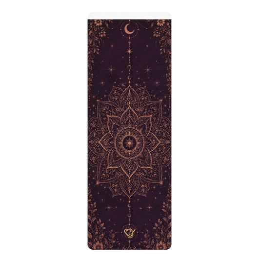 Mandala Moon Rubber Yoga Mat — Non‑Slip Eco Meditation Mat