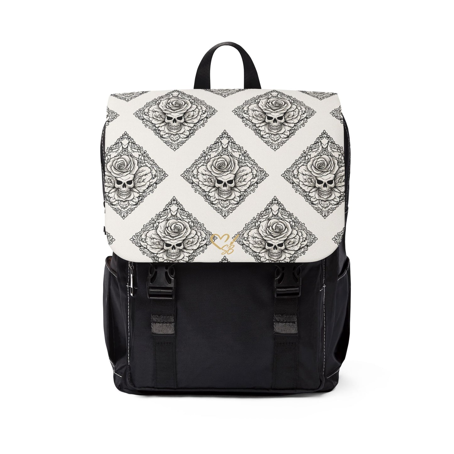 Mochila de hombro Relic Bloom – Mochila gótica floral de día