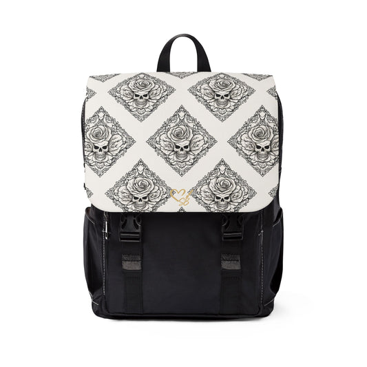 Mochila de hombro Relic Bloom – Mochila gótica floral de día