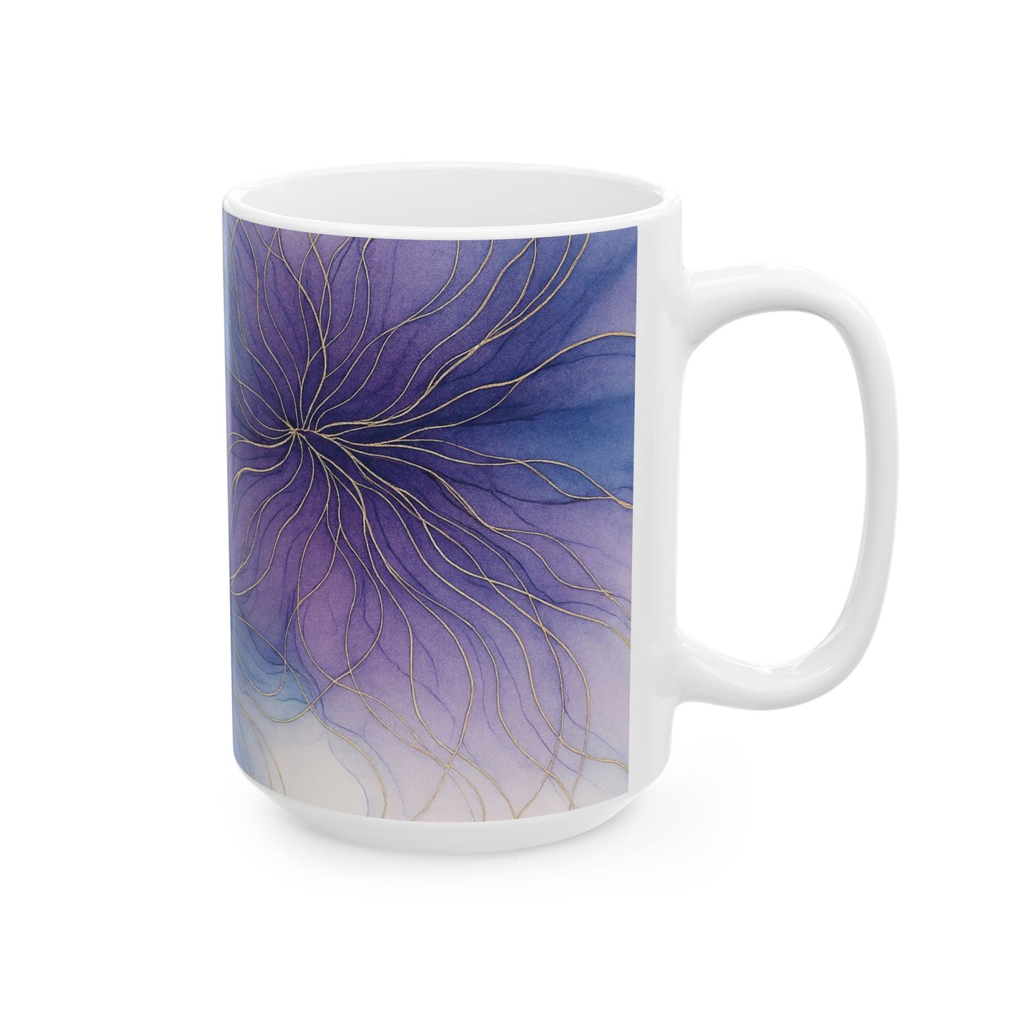 Artistic Collection Acrylic Ink Abstract Mug, Coffee Cup, Tea Mug, Gift for Her, Home Decor, Office Mug, Minimalist Design, Unique Artwork