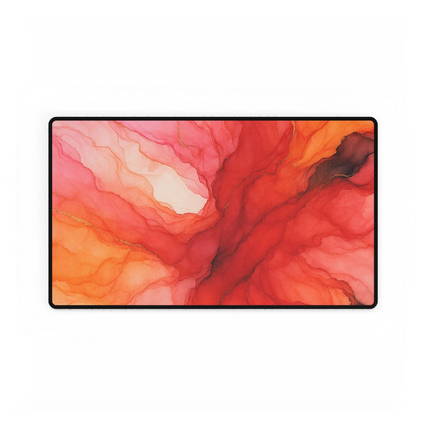 Armonías carmesí - Colección abstracta - Elegante alfombrilla de escritorio abstracta - Accesorio de escritorio con estilo
