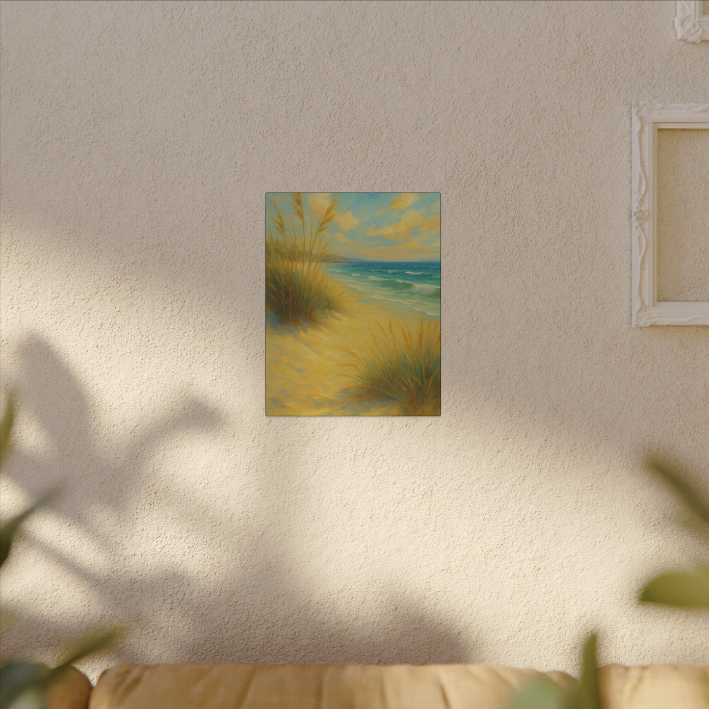 Lienzo de pared Dunas Costeras — Cuadro de paisaje de playa tranquila