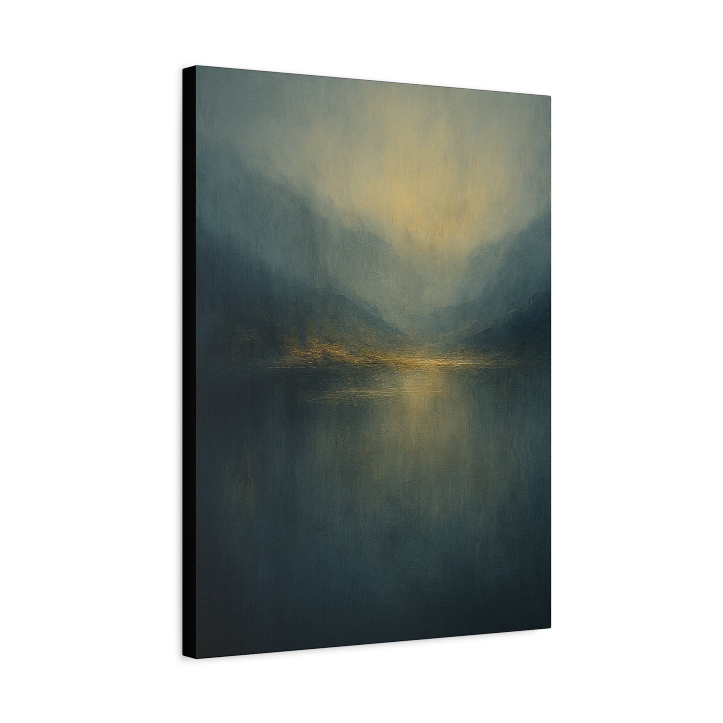 Misty Mountian Sunset-  Abstract landscape Collection-Fine Art Canvas Print