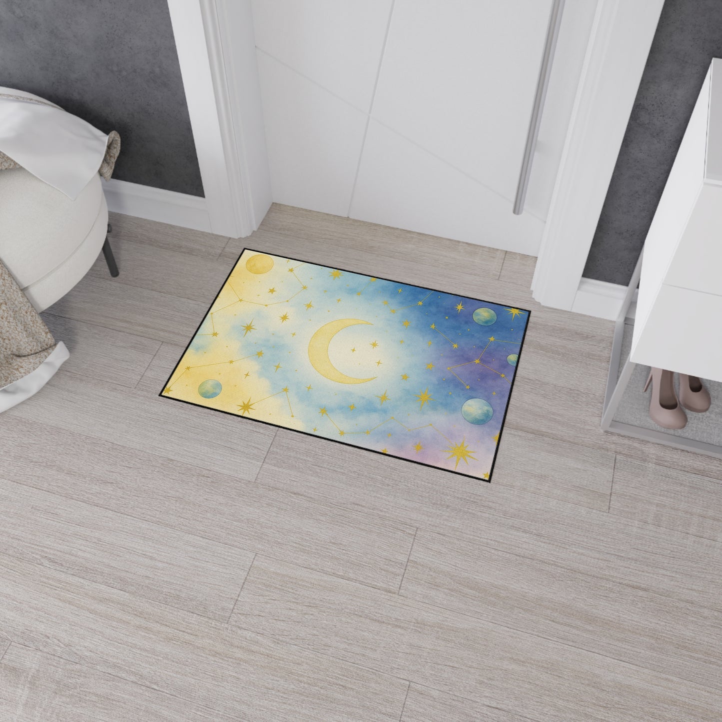 Celestial Dreams-Nursery Floor Mat - Stylish Non-Slip Home Decor