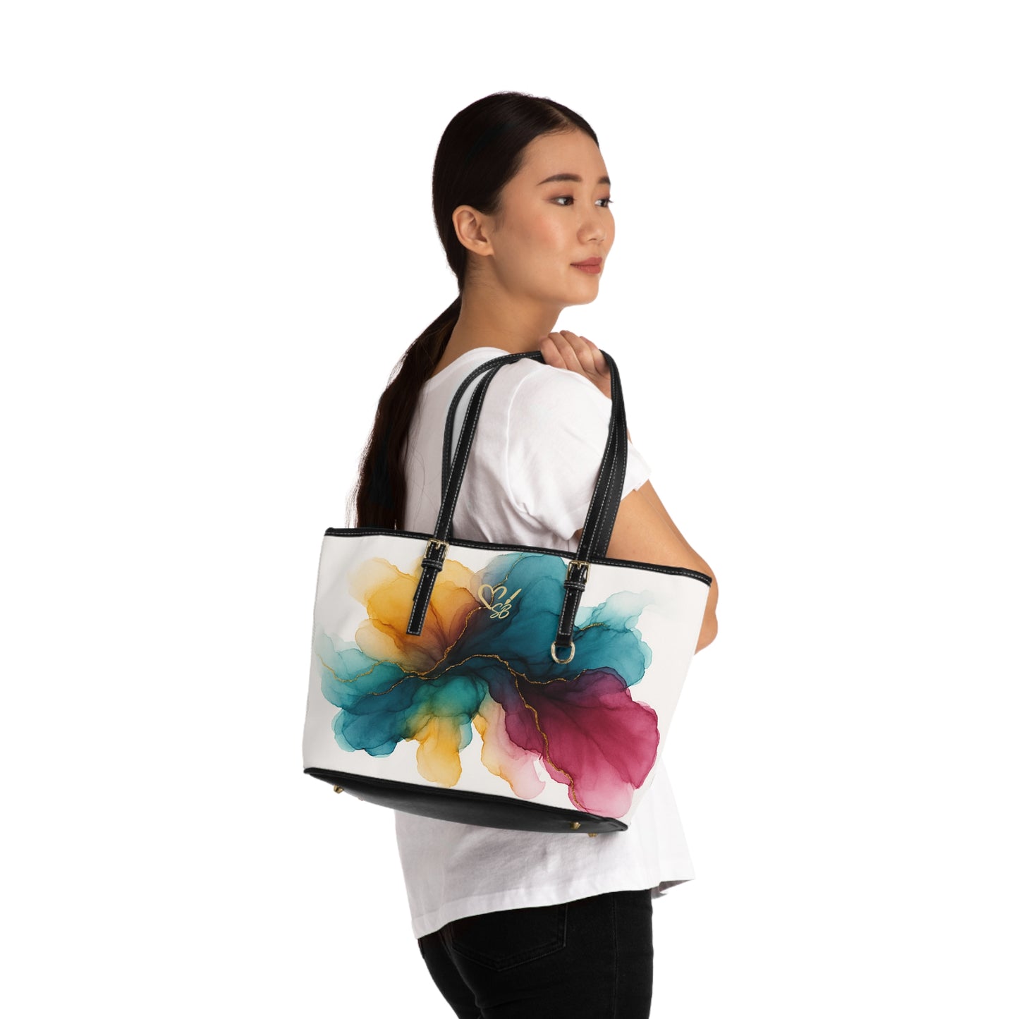 Colección Brittany Rose-2025 Artisan Luxe - Bolso de hombro de cuero sintético — Arte para vestir