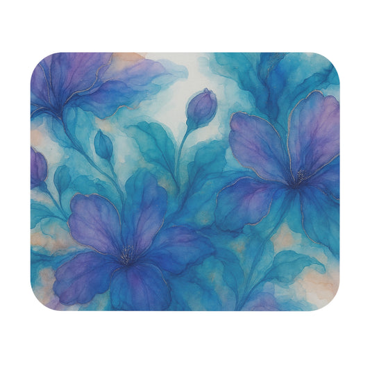 Alfombrilla de ratón Lilly con diseño floral de acuarela - Elegante accesorio de escritorio, decoración para oficina en casa, regalo para ella, agradecimiento al profesor, Día de la Madre