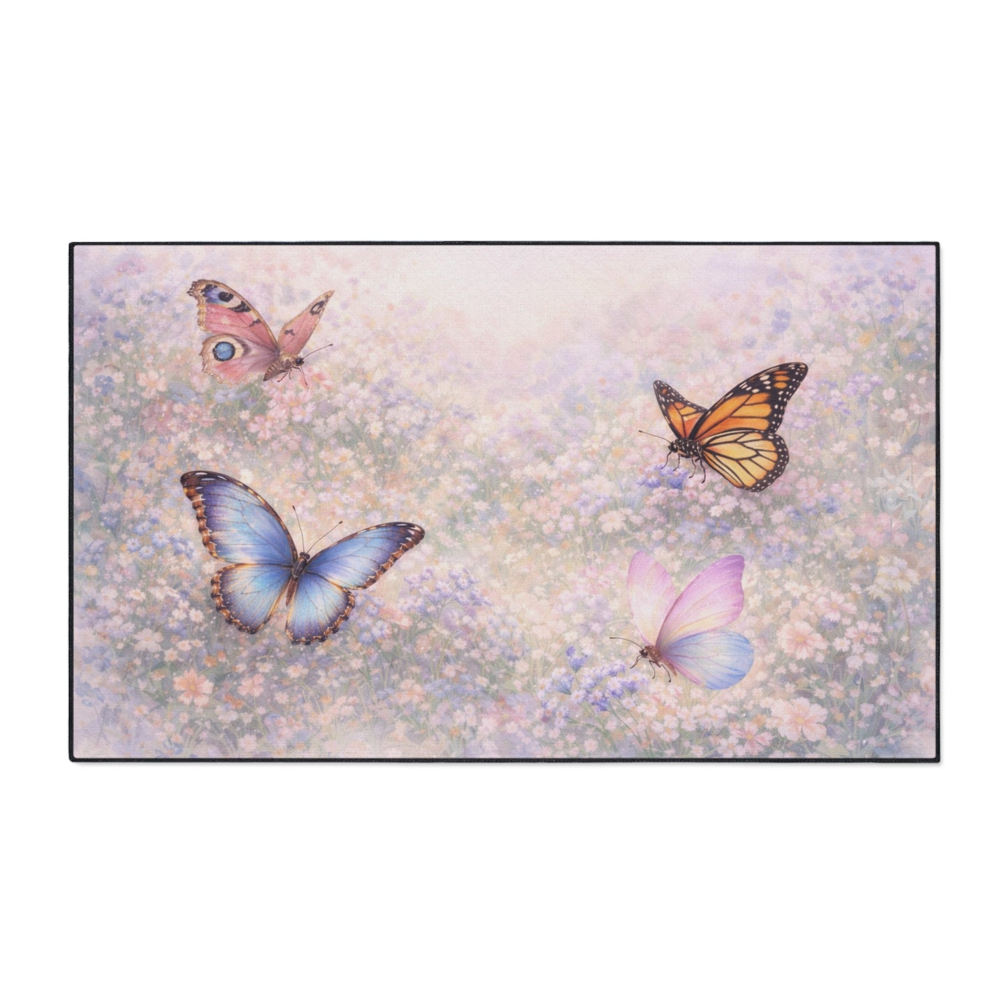 Alfombra de piso Jardín Prado de Mariposas