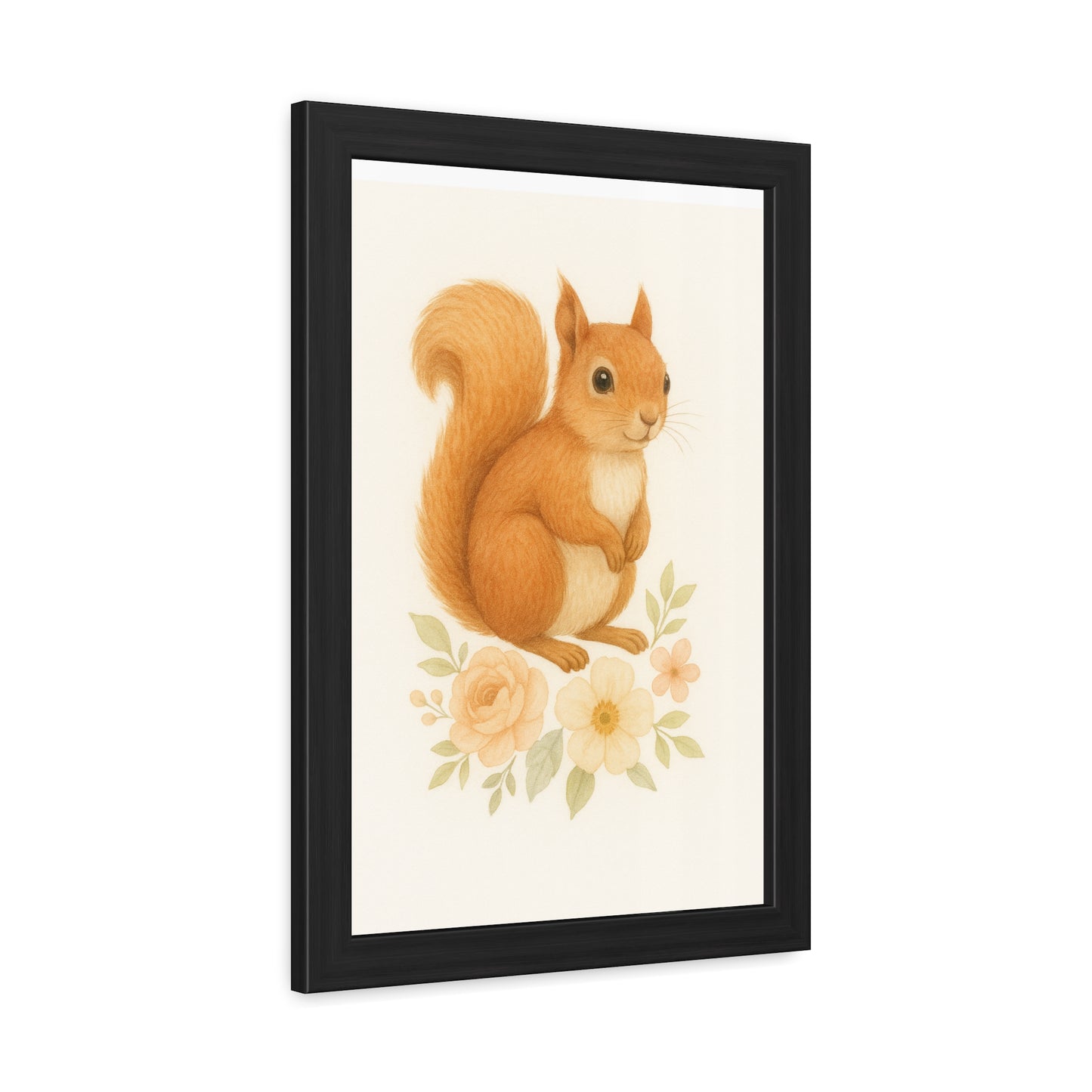Póster Enmarcado "Squirel-Woodland Friends Country Chic"