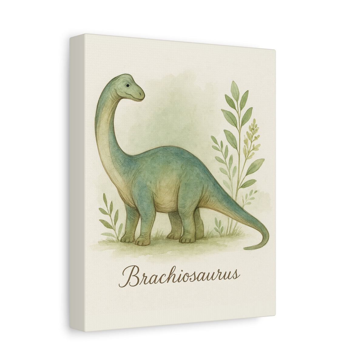 Brontosaurus Jungle Canvas
