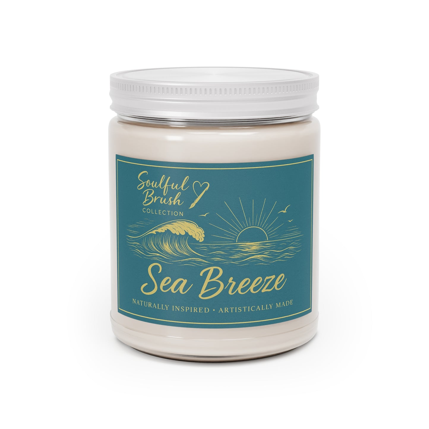 Vela de soja Soulful Brush — 7 aromas embriagadores en frasco de 9oz (Colección Soulful Brush)