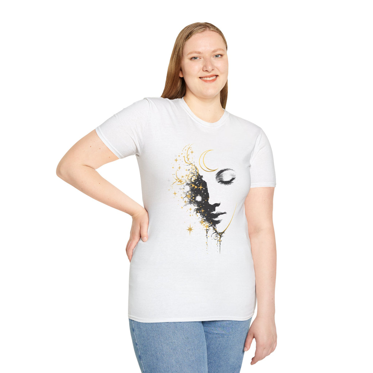Mystic Moon Face T-Shirt
