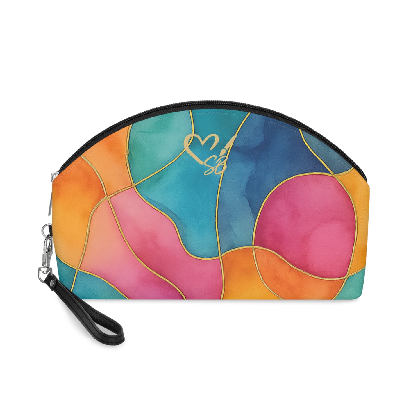 Vicky-2025 Colección Artisan Luxe - Neceser de Maquillaje — Bolsa Cosmética Vibrante de Vidrieras