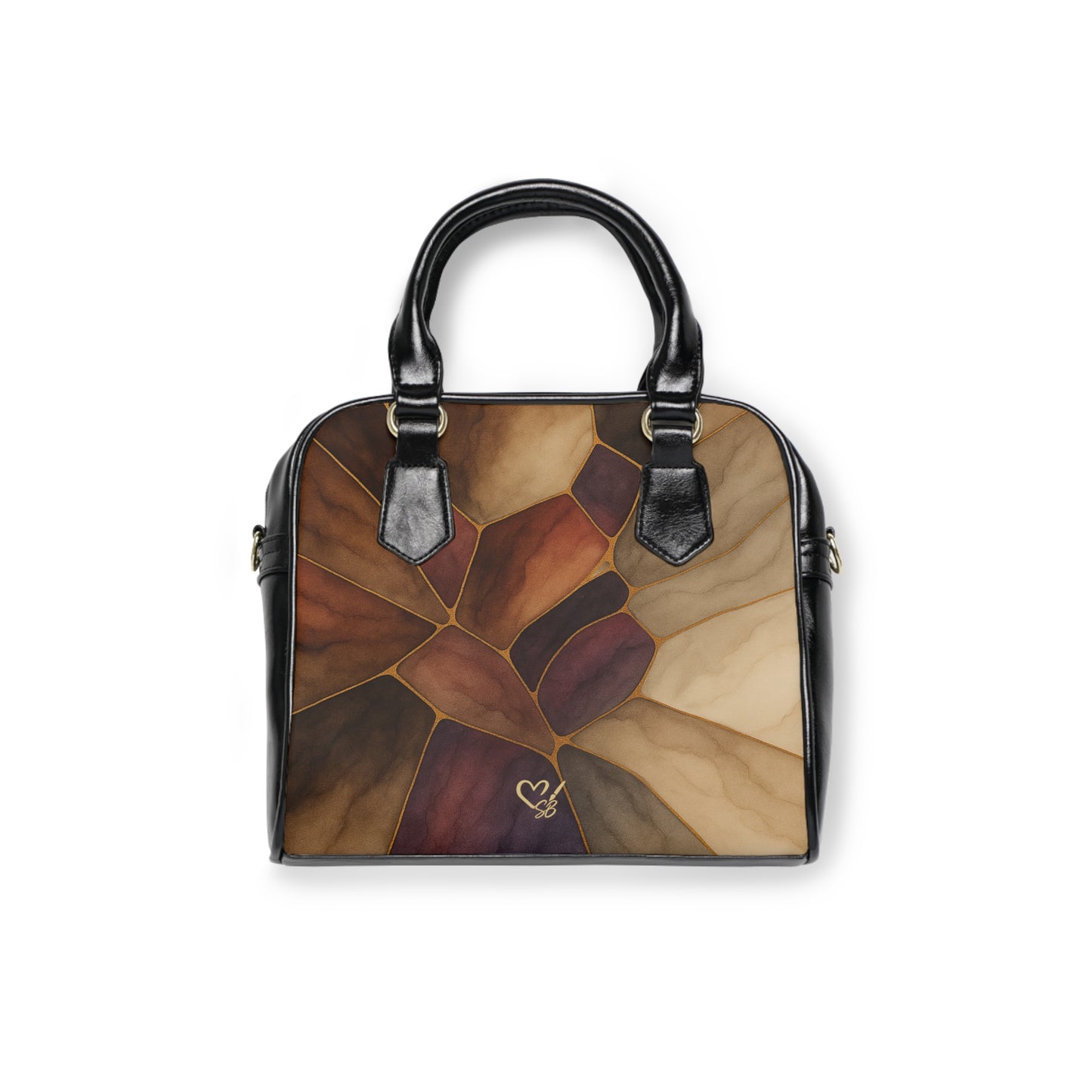 Sienna Shoulder Handbag —Artisan Luxe- Earth Tone Floral Tote