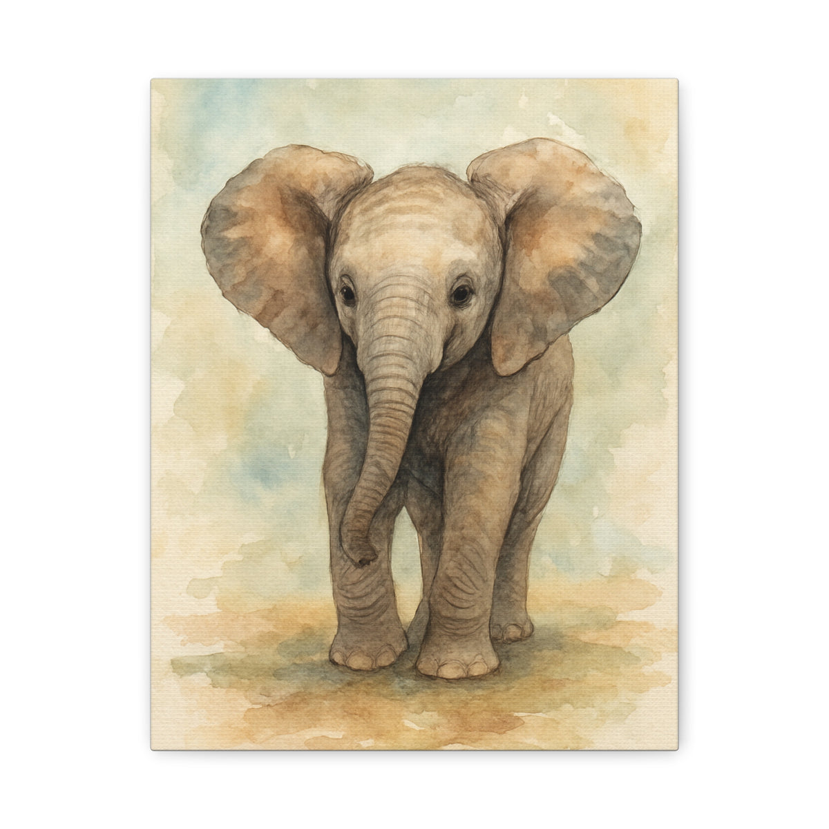Canvas Fine Art Print Elephant Design by Katherine Bobeck