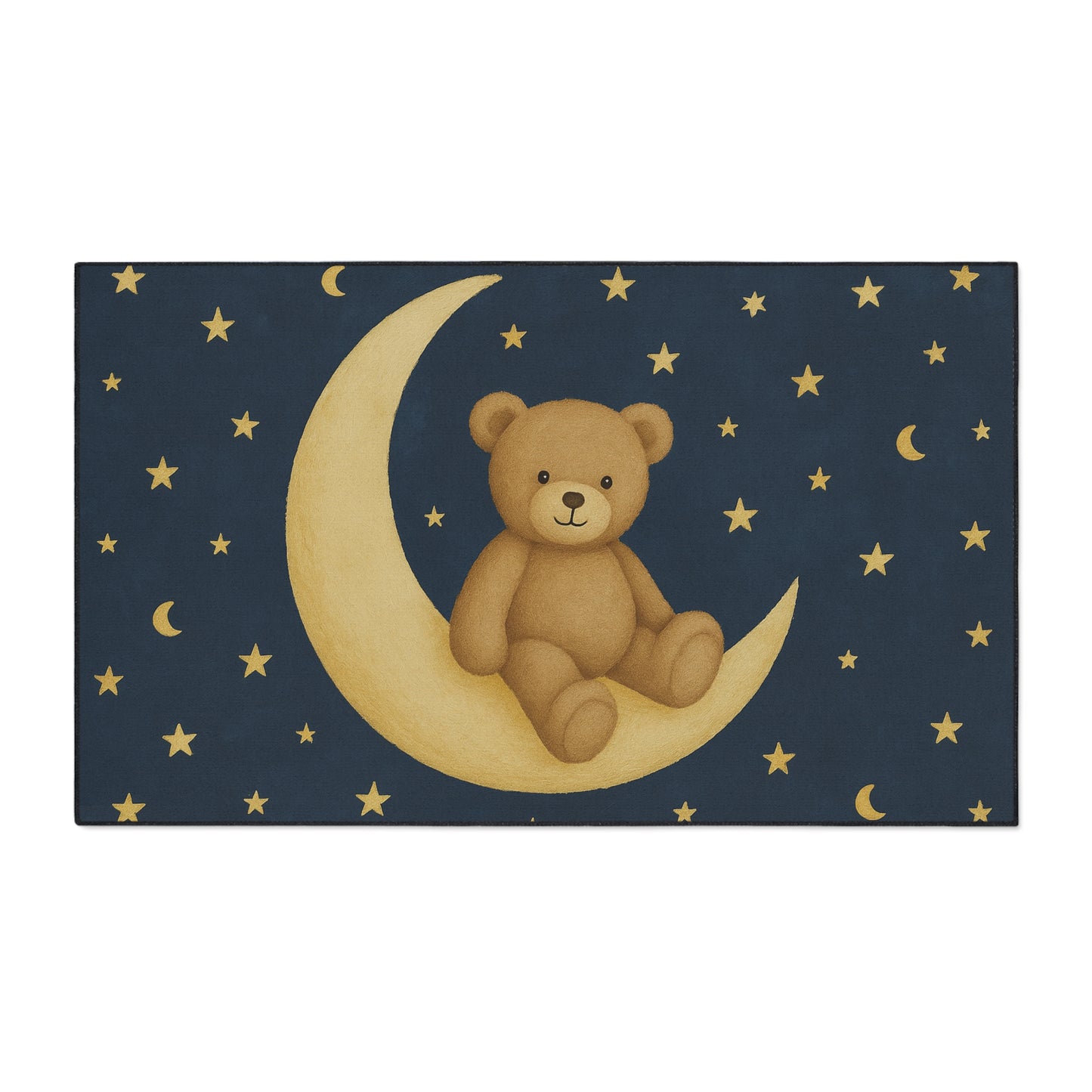 A la Luna – Alfombrilla resistente para suelo Starfield | Alfombra de juego y guardería Celestial
