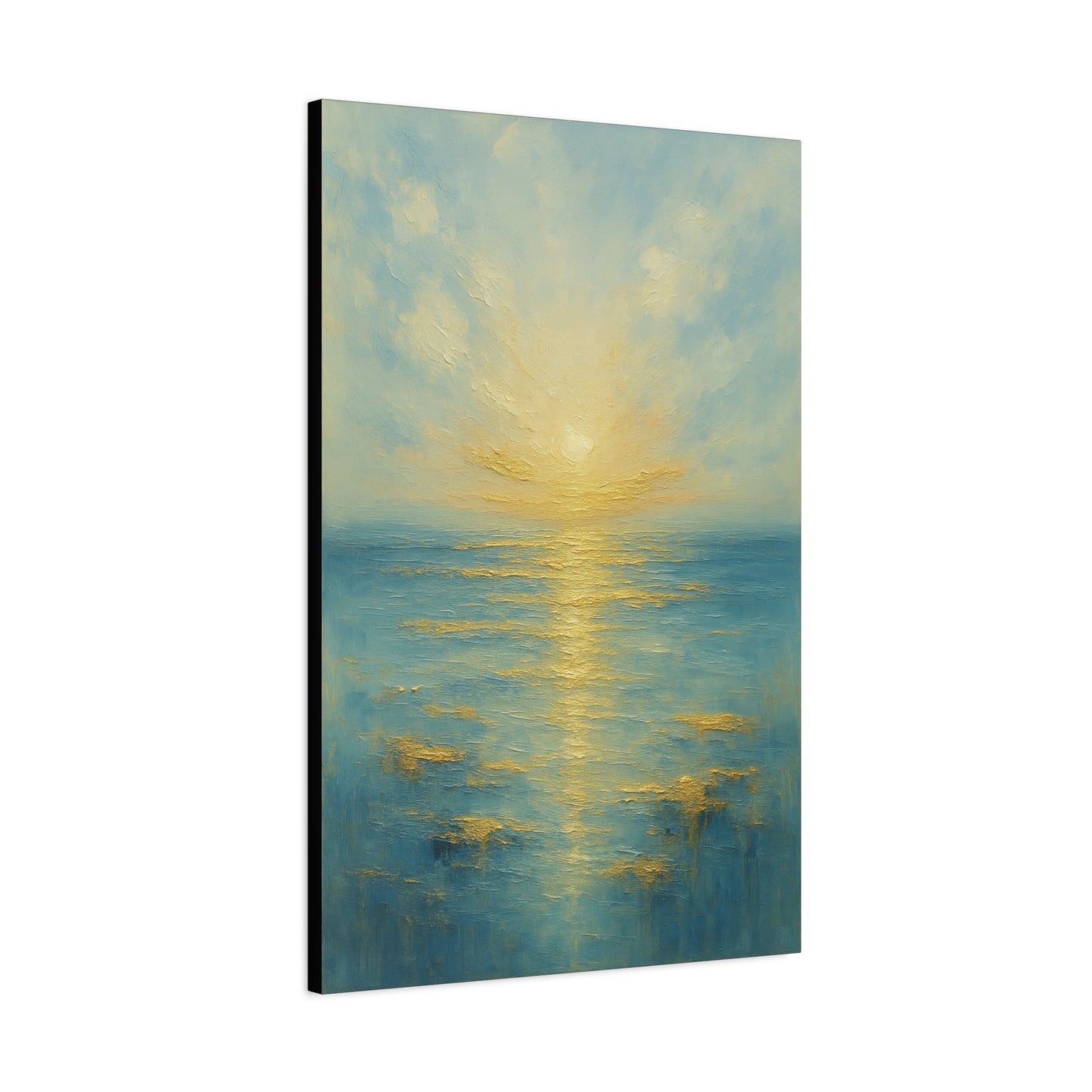 Golden Dawn- Gold Coast Abstract Collection-Fine Art Canvas Print
