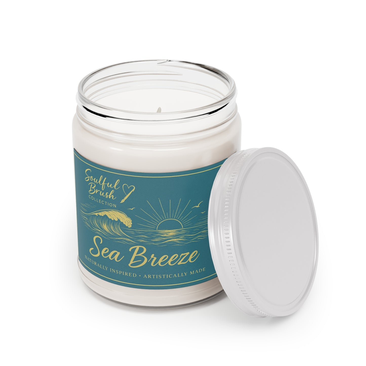Vela de soja Soulful Brush — 7 aromas embriagadores en frasco de 9oz (Colección Soulful Brush)