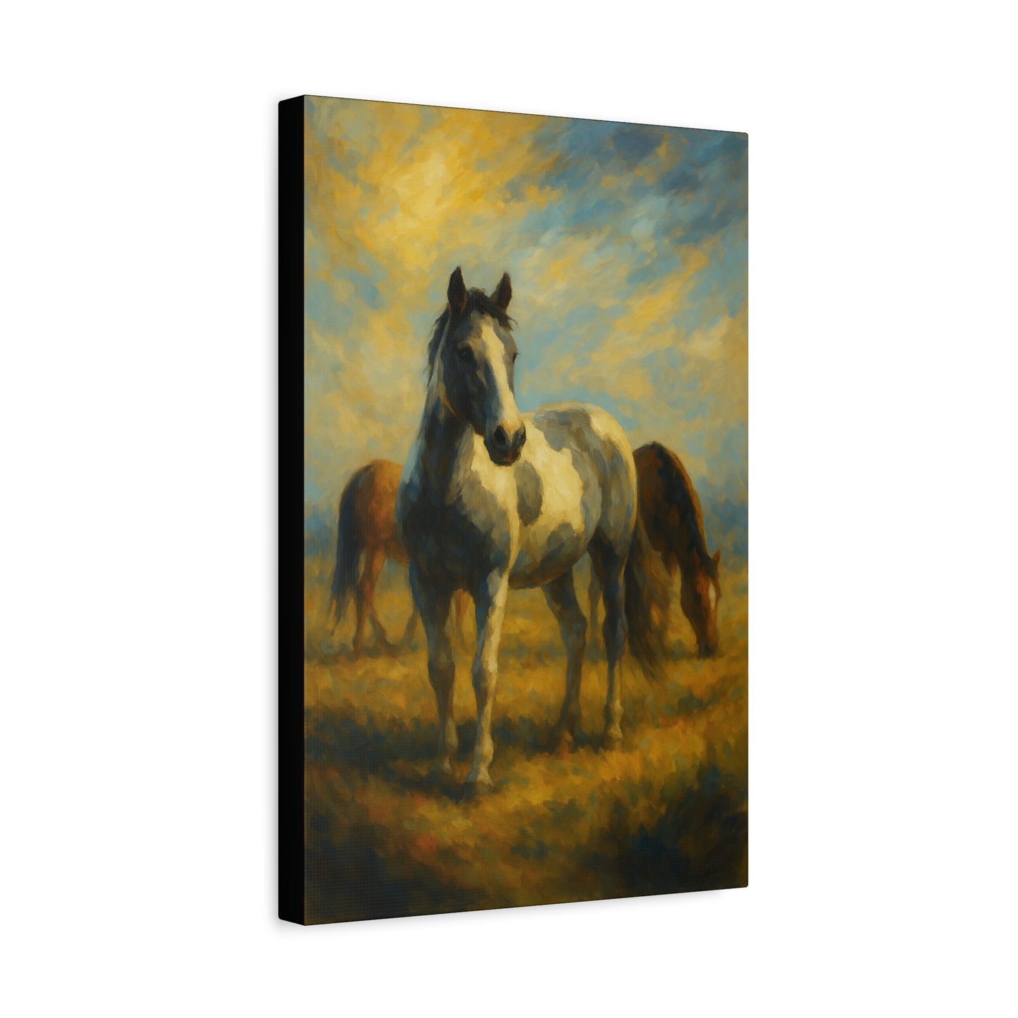 Lienzo "Caballo Pastoril" — Arte de Pared Mate Estirado