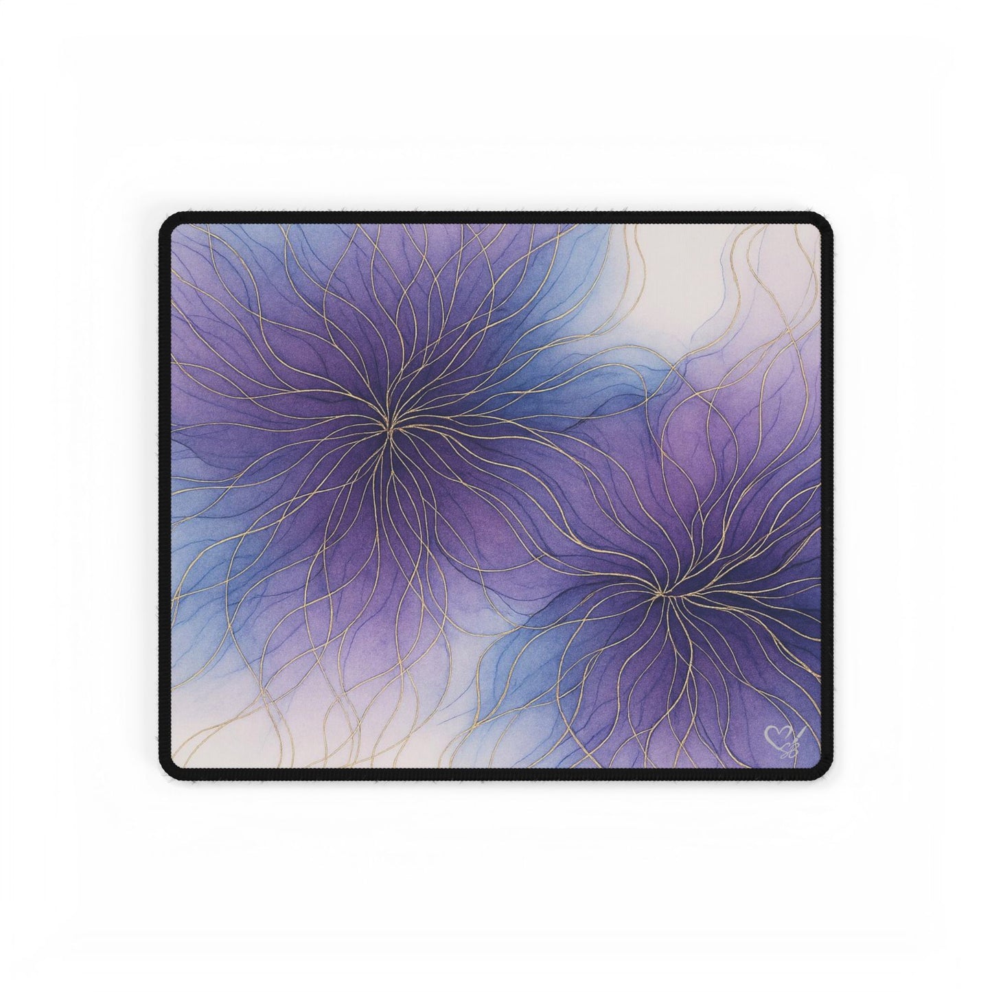 Lilac Dreams — Artistic Collection Acrylic Ink Desk Mat for Home Office