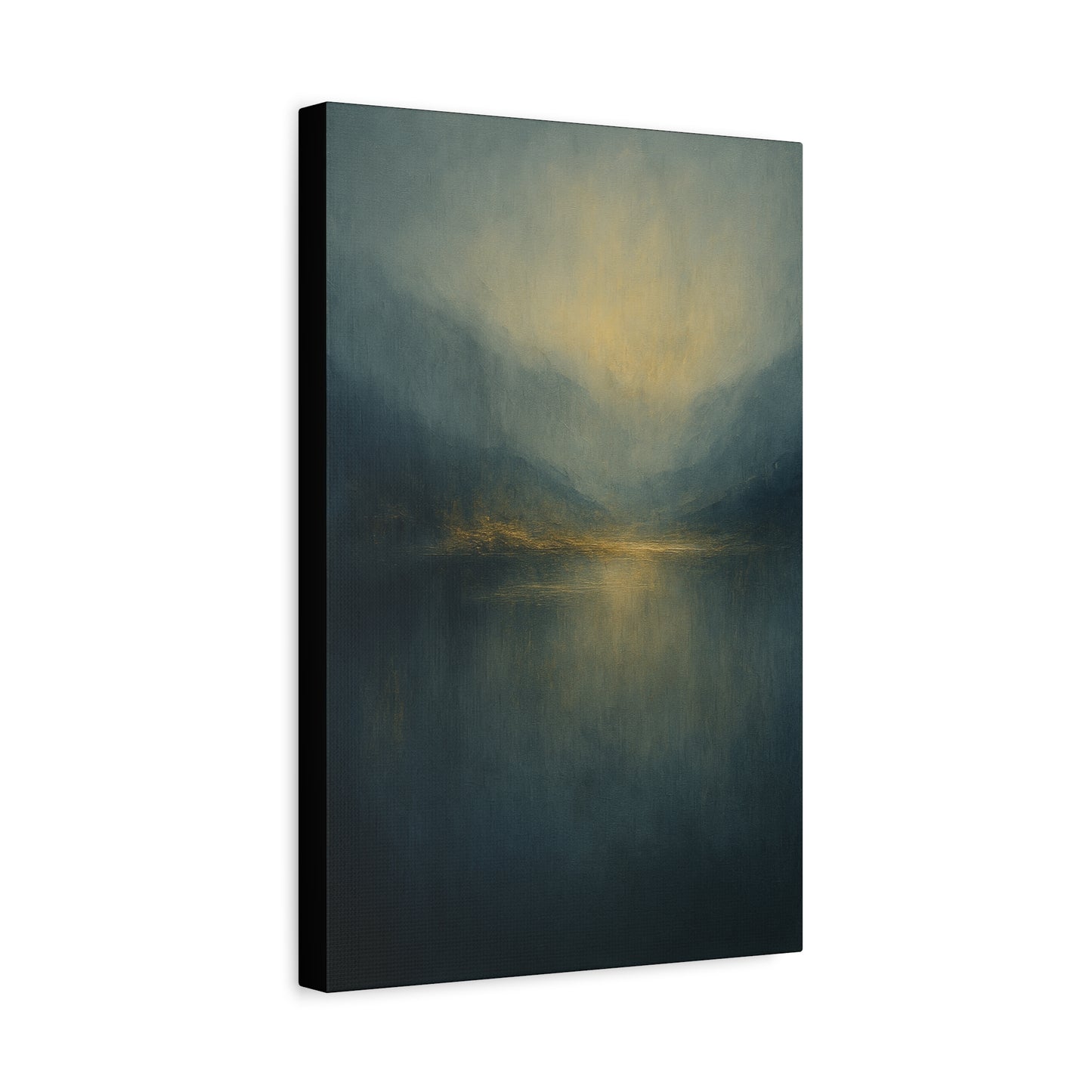Misty Mountian Sunset-  Abstract landscape Collection-Fine Art Canvas Print