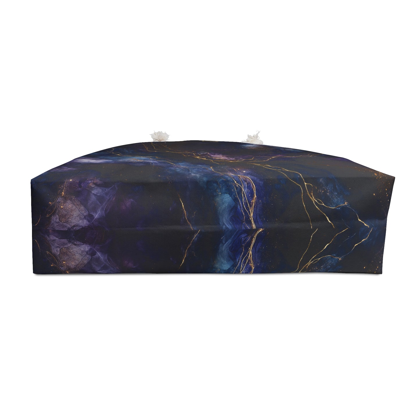 Colección Onyx-2025 Artisan Luxe-Bolso de Viaje — Navy Oro Cosmic Travel Tote