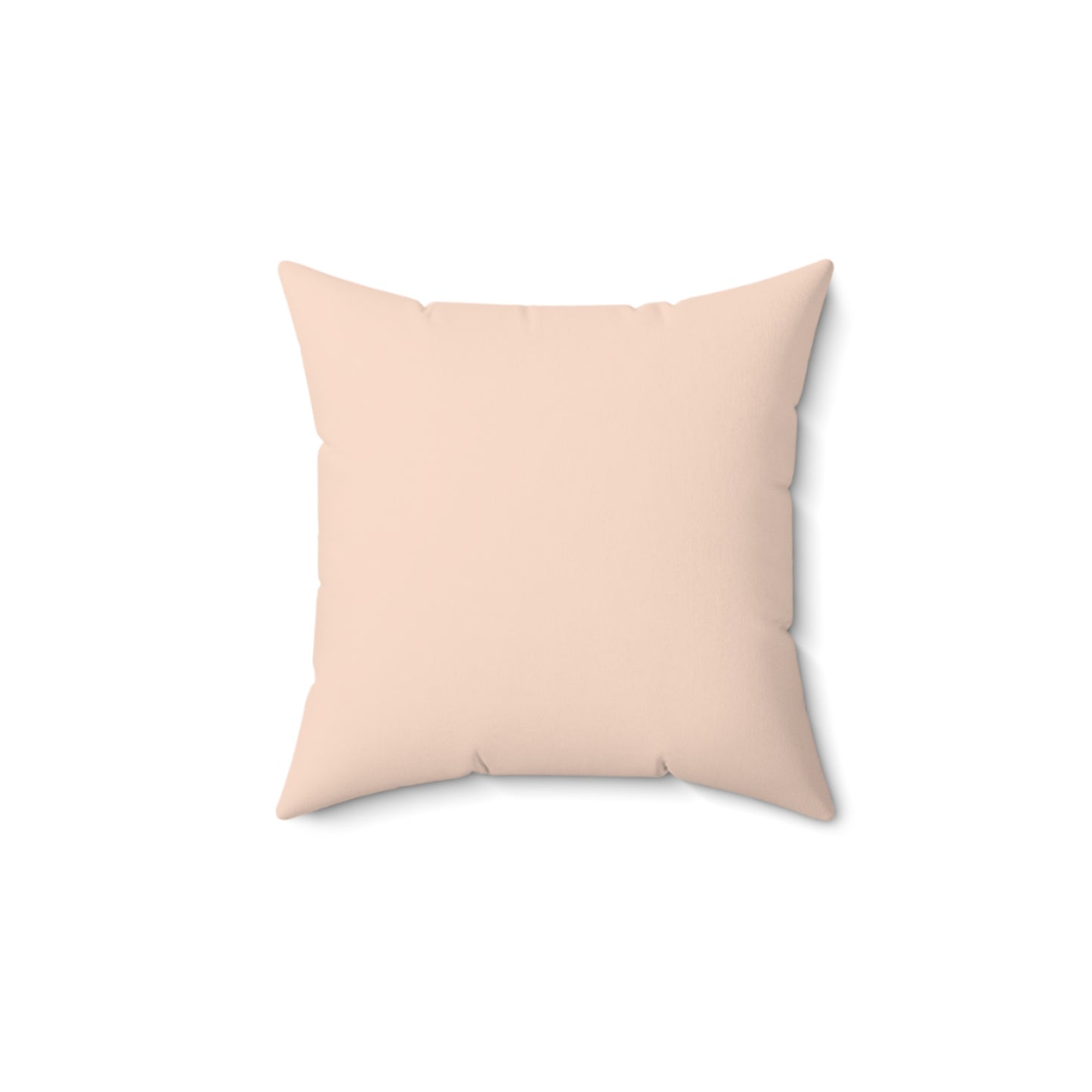 Teddy and Moon -Pink Pillow — Faux Suede Baby Decorative Pillow
