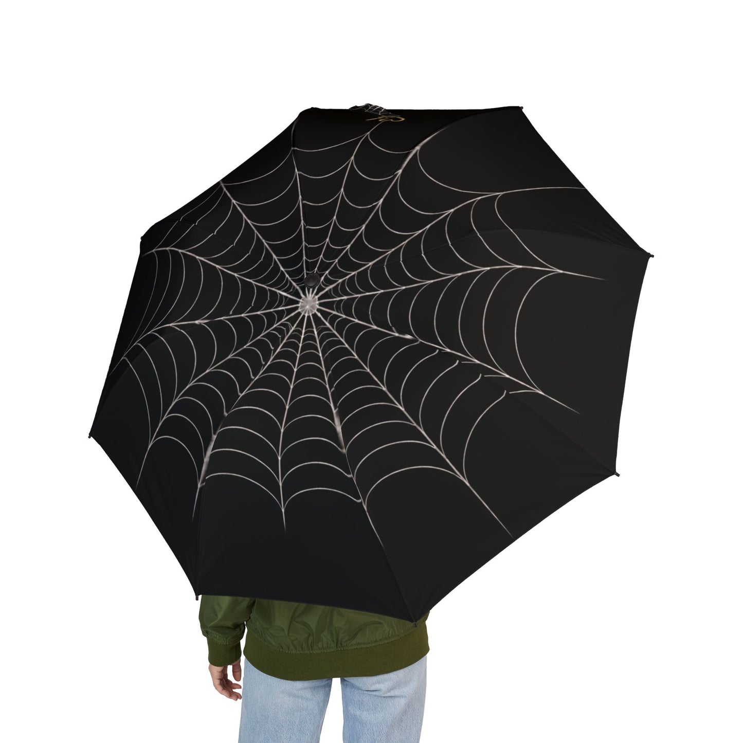 Paraguas Plegable Core Spiderweb — Paraguas de Lluvia Compacto Semiautomático