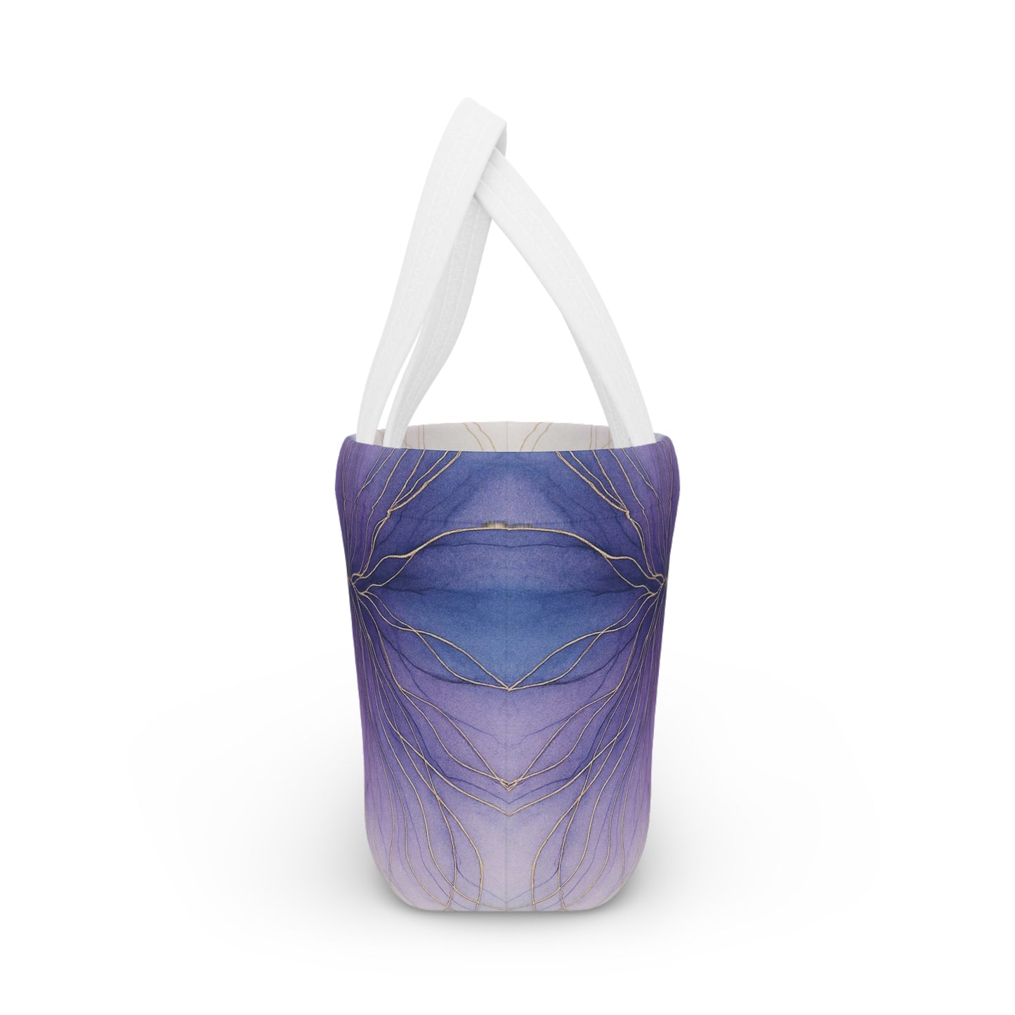Visions Violeta - Colección Artística - Bolsa de Almuerzo - Bolso Térmico para el Trabajo, la Escuela, Picnics, Regalo Ecológico, Solución de Almacenamiento a la Moda
